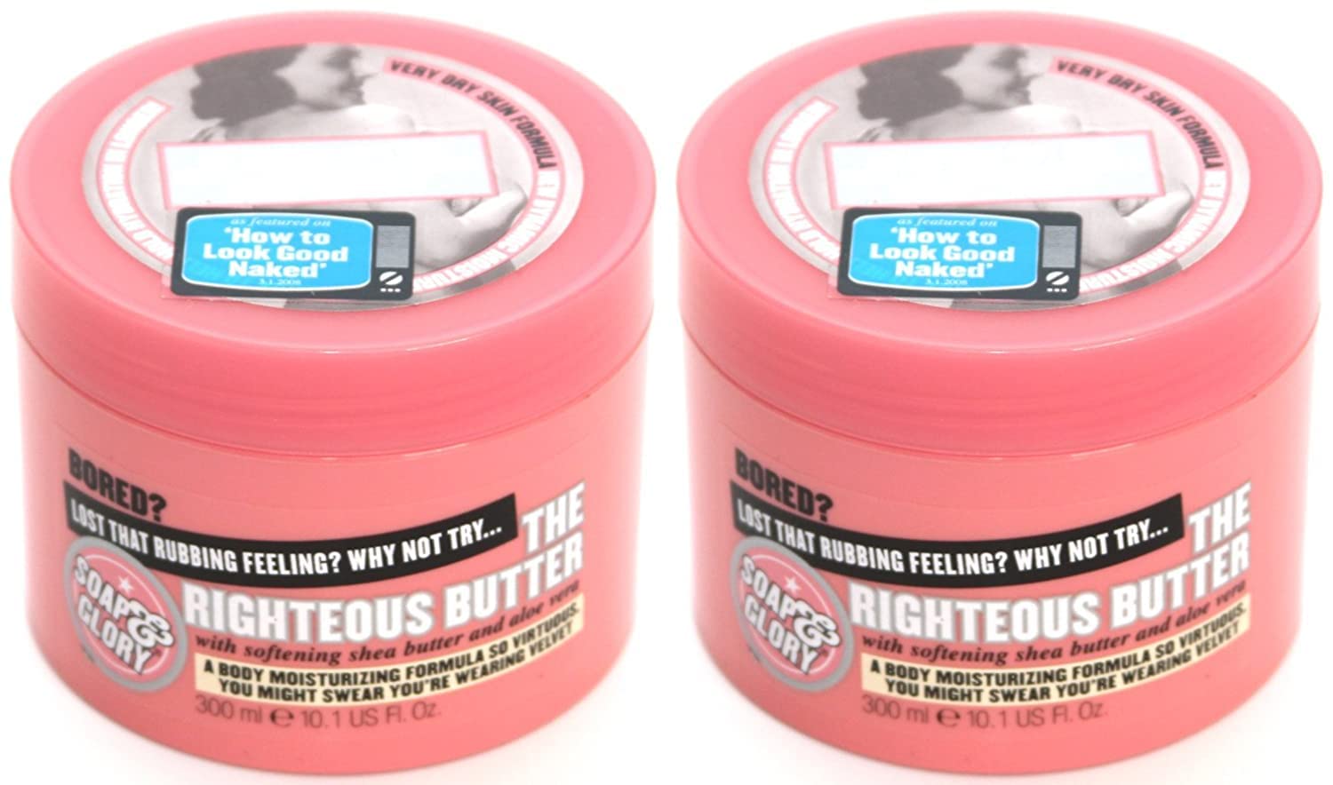 SOAP & GLORY THE RIGHTEOUS BUTTER 2個セット Soap And Glory The Righteous Butter Body Butter 300ml (Pack